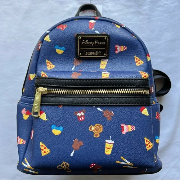 NWT RARE AND DISCONTINUED Disney Parks Loungefly Snack Food Icons